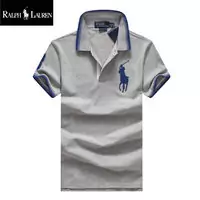 ralph lauren tee-shirt coton pima big pony gris